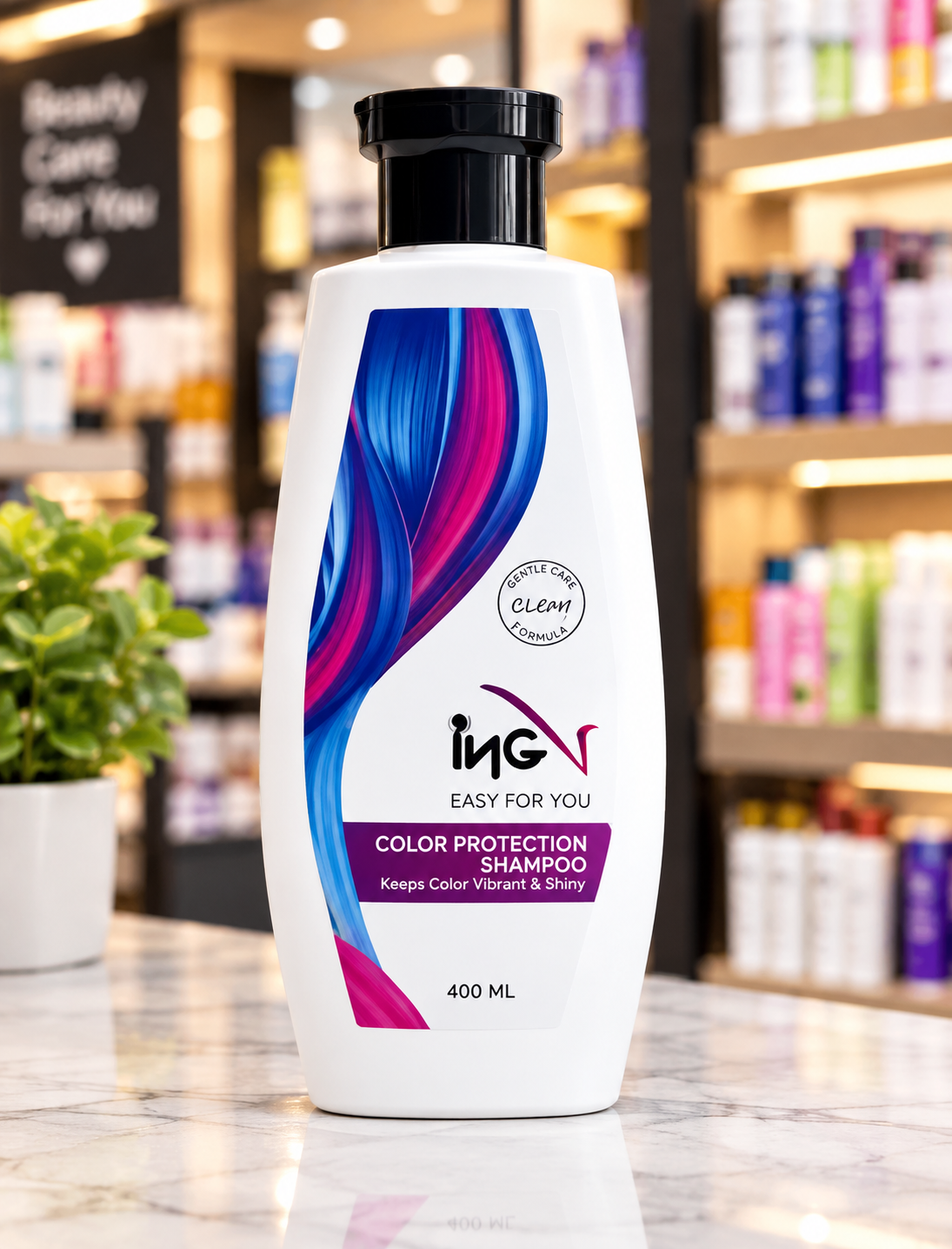 ING Color Protection Shampoo – 400ml | Color Care & Shine