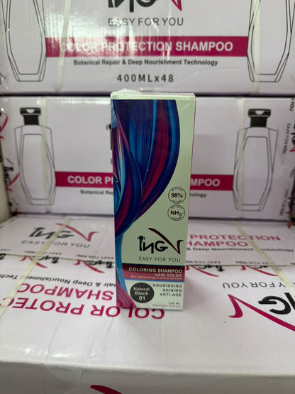 ING Hair Color Shampoo 200ml – 5-Minute Hair Coloring Shampoo